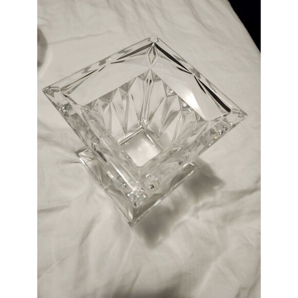 PartyLite Other - Party Lite Quad Prism Pedestal Crystal Lead Candle Holder Vintage